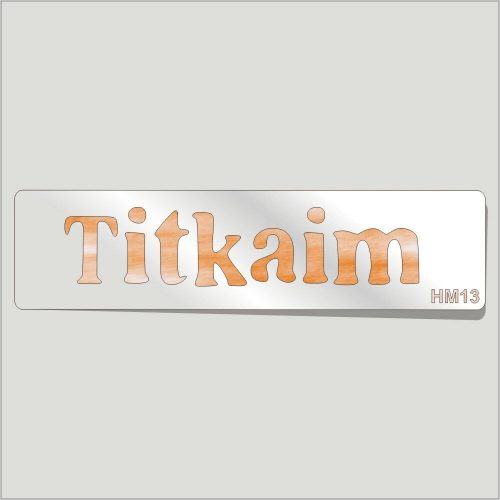 Titkaim Festősablon Felirat